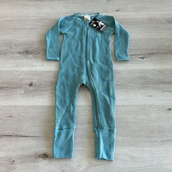Bonds Waffle Knit Wondersuit Blue 3-6 Months NWT - Picture 3 of 5